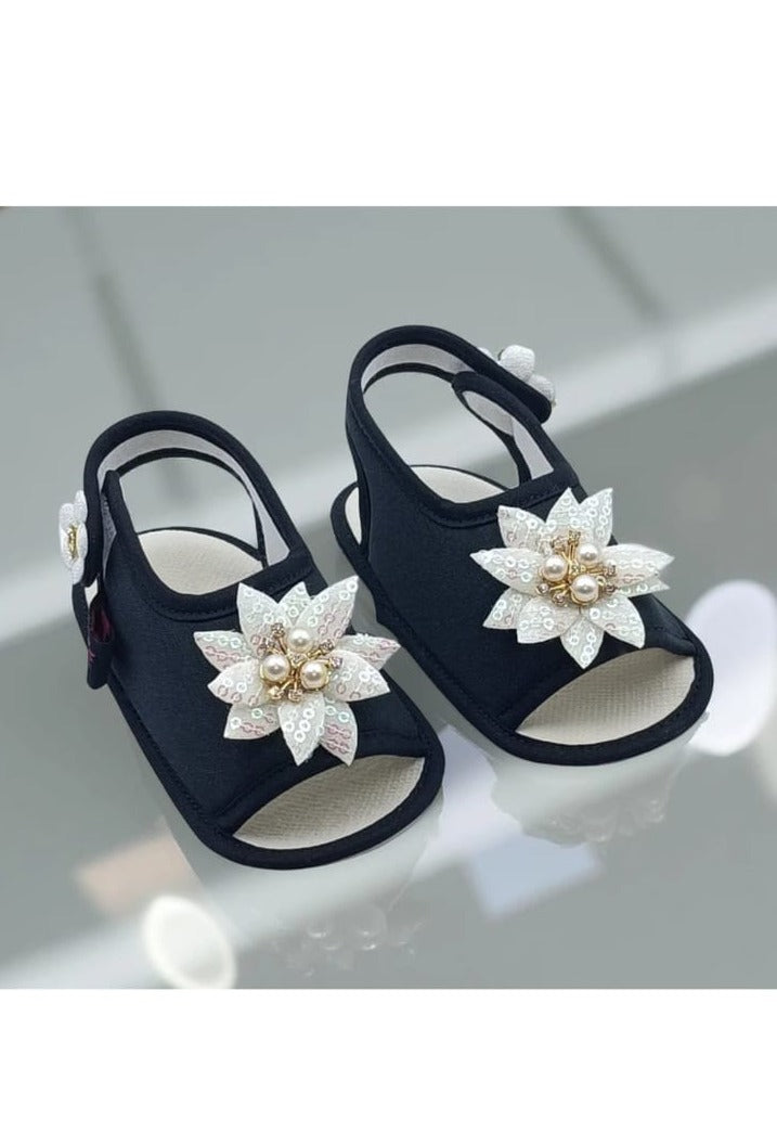 Navy Cartoon Sandals