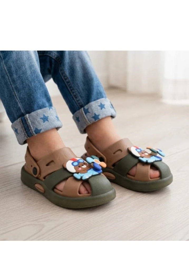 Yellow Strap Sandals