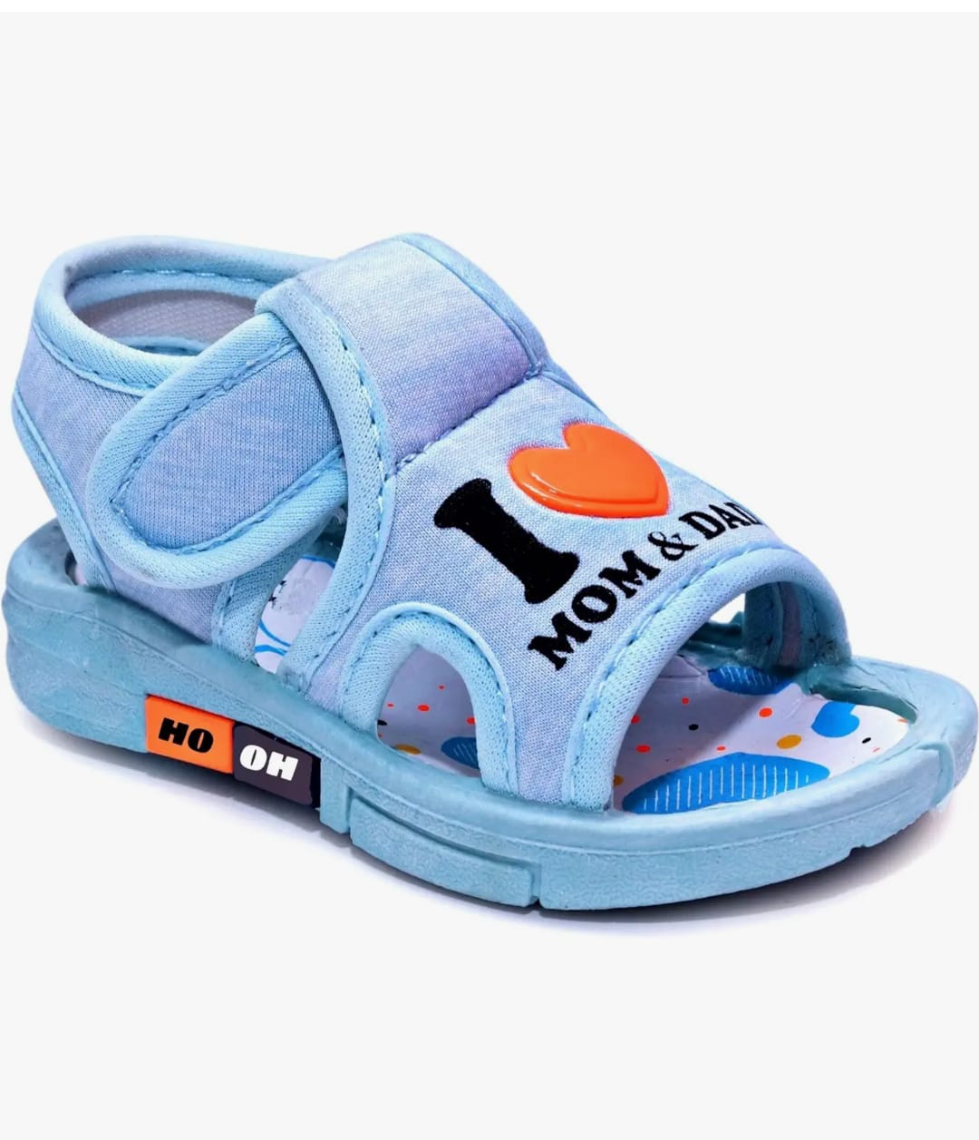 Blue Heart Sandals